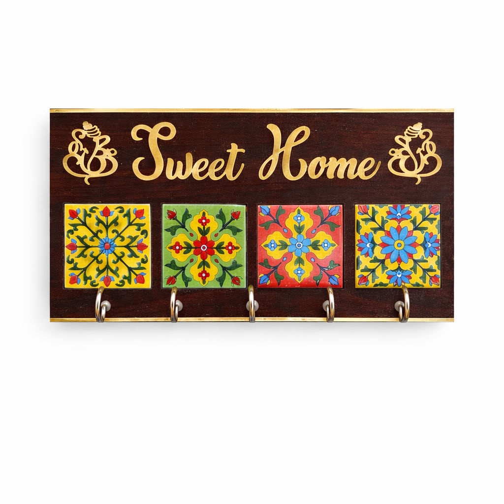 Ceramic Keychain Holder | Decorative & Durable Key Organizer for Home and Office