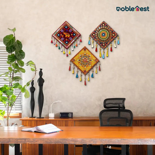 Madhubani Metal Wall Plates 8 Inch My Store