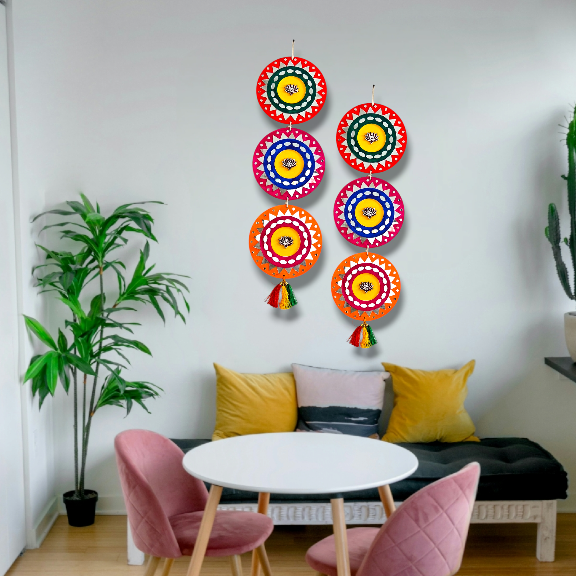 Noblenest Handmade Wall Hanging Decoration 22 Inch – Wall Decor for Living Room & Entrance